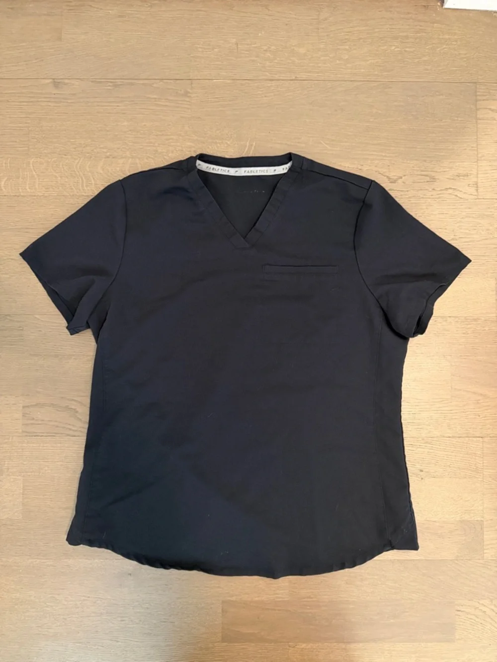 Fabletics Vital Scrub Top in Black - Picture 5 of 7